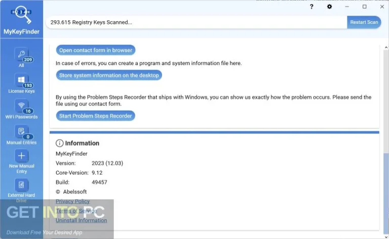 Abelssoft MyKeyFinder 2025 Full Download