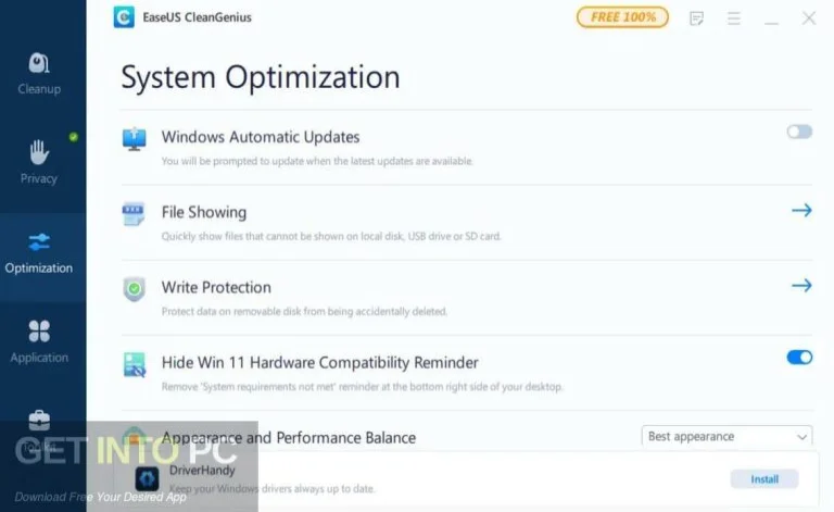 EaseUS CleanGenius 2024 getintopc