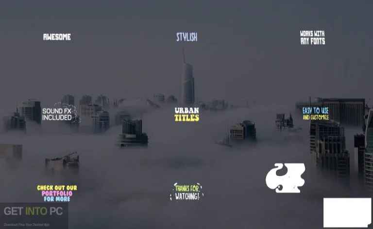 VideoHive – Cartoon Urban Titles _ After Effects [AEP] getintopc