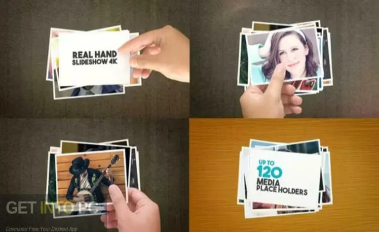 VideoHive – Real Hand Slideshow 4K [AEP] getintopc